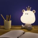 Lampe-veilleuse en forme d'hippopotame pour enfant