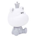 Lampe-veilleuse en forme d'hippopotame pour enfant