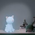 Lampe-veilleuse chat pour enfant avec lumière multicolore changeante