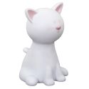 Lampe-veilleuse chat pour enfant avec lumière multicolore changeante
