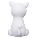 Lampe-veilleuse chat pour enfant avec lumière multicolore changeante