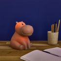 Lampe-veilleuse hippopotame pour enfant avec lumière multicolore changeante