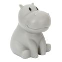 Lampe-veilleuse hippopotame pour enfant avec lumière multicolore changeante