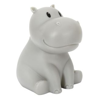Lampe-veilleuse hippopotame pour enfant avec lumière multicolore changeante