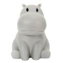 Lampe-veilleuse hippopotame pour enfant avec lumière multicolore changeante