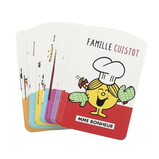 Jeu des 7 familles thème "MR et MME" en carton multicolore