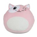 Peluche chat kawaii en polyester (H42 cm)