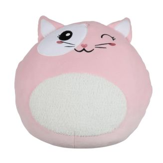 Peluche chat kawaii en polyester (H42 cm)