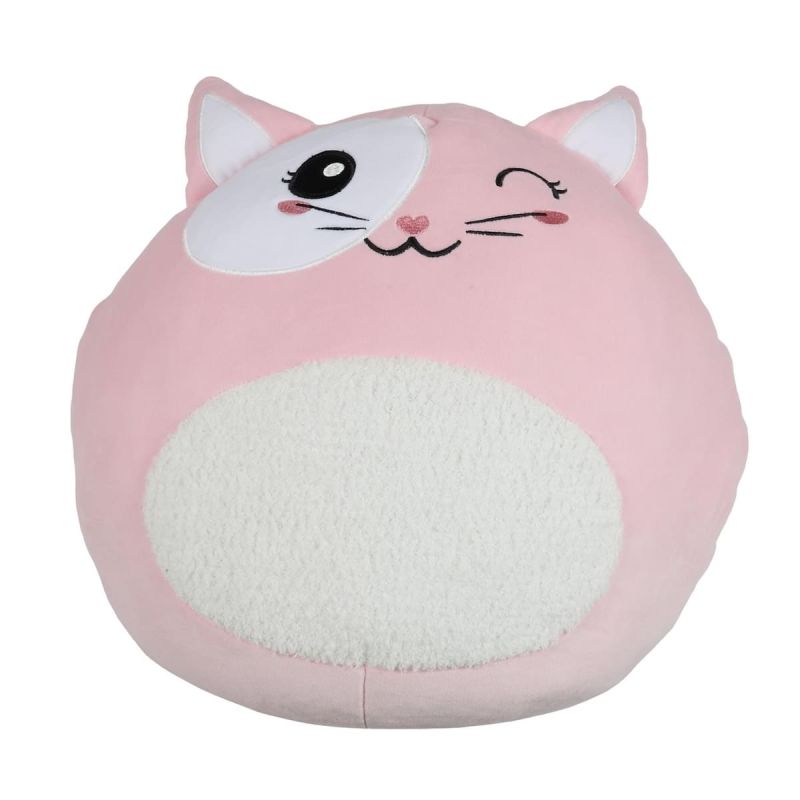 Peluche chat kawaii en polyester (H42 cm) Peluche chat kawaii en polyester (H42 cm)