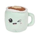 Peluche tasse kawaii en polyester (H22 cm)