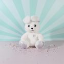 Peluche lapin animée kawaii en polyester (H30 cm)