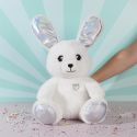 Peluche lapin animée kawaii en polyester (H30 cm)
