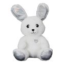 Peluche lapin animée kawaii en polyester (H30 cm)