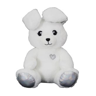 Peluche lapin animée kawaii en polyester (H30 cm)
