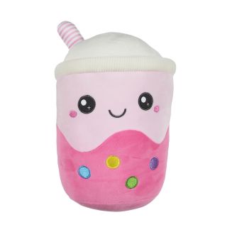 Peluche bubble tea kawaii en polyester (H29 cm)