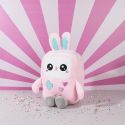 Peluche lapin jeu video kawaii en polyester (H29 cm)