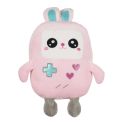 Peluche lapin jeu video kawaii en polyester (H29 cm)