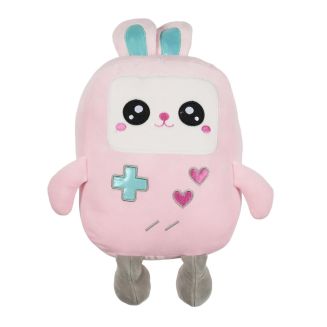 Peluche lapin jeu video kawaii en polyester (H29 cm)