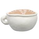 Peluche tasse de café kawaii en polyester (H18 cm)