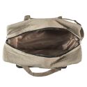 Sac de transport en coton gris pour bébé multi-rangements (L40 cm)