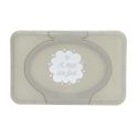 Boîte à lingettes bébé en plastique gris