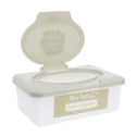 Boîte à lingettes bébé en plastique gris