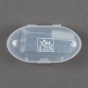Brosse à dents en silicone souple pour bébé transparent