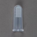 Brosse à dents en silicone souple pour bébé transparent