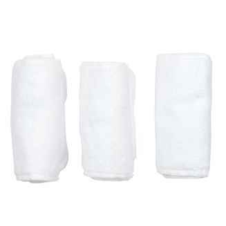 Lot de 3 changes de couche lavables en microfibre blanche douce et ultra absorbante