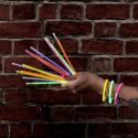 15 Bâtonnets Fluorescents avec Attaches