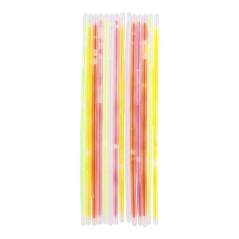 15 Bâtonnets Fluorescents avec Attaches