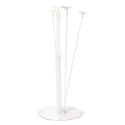 Présentoir en plastique blanc pour 7 ballons décoratifs (H40 cm)