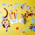10 sacs à bonbons en polypropylène thème licorne