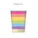 Kit festif de 54 accessoires d’anniversaire en papier blanc motifs licorne