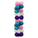 Support vertical pour ballons en polypropylène transparent (H127cm)