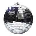 Boule à facettes décorative argentée Ø 20 cm