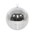 Boule à facettes décorative argentée Ø 20 cm