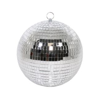Boule à facettes décorative argentée Ø 20 cm