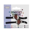 2 bracelets d'humeur en zinc changeant de couleur selon les émotions