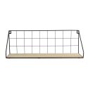 Étagère Murale Rectangulaire Bois Métal