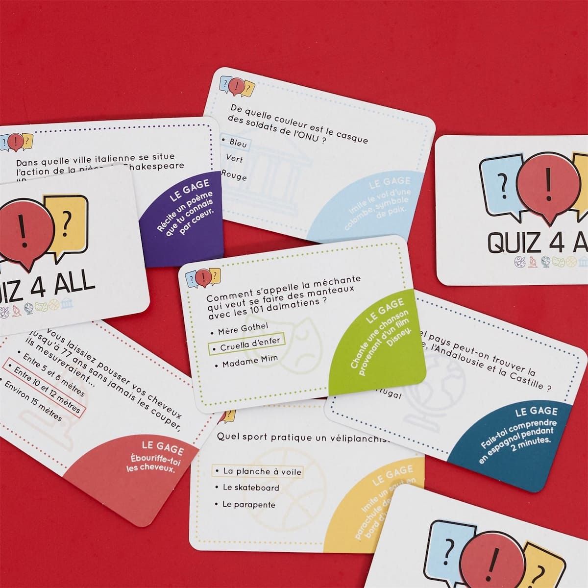 Clementoni Galileo Kids Quiz Jeu de Cartes Question-Réponse