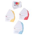 Jeu de 60 cartes quizz de culture générale multicolore