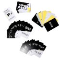 Jeu de 60 cartes action ou vérité ennoir et blanc