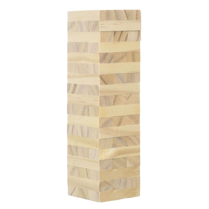 Jeu de la tour infernale 54 pièces en bois