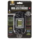 Console rétro mini arcade noire en plastique avec 23 jeux classiques intégrés