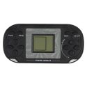 Console rétro mini arcade noire en plastique avec 23 jeux classiques intégrés