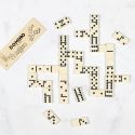 Jeu de Dominos 28 Pièces ivoire et noir
