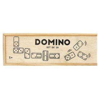 Jeu de Dominos 28 Pièces ivoire et noir