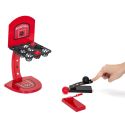 Jeu de mini basket en plastique rouge et noir avec 2 lanceurs