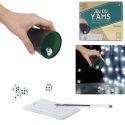Jeu de dés Yams avec gobelet + bloc de score